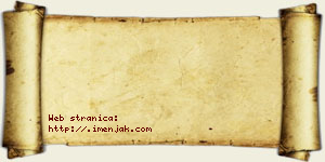 Anđela Rađenović vizit kartica